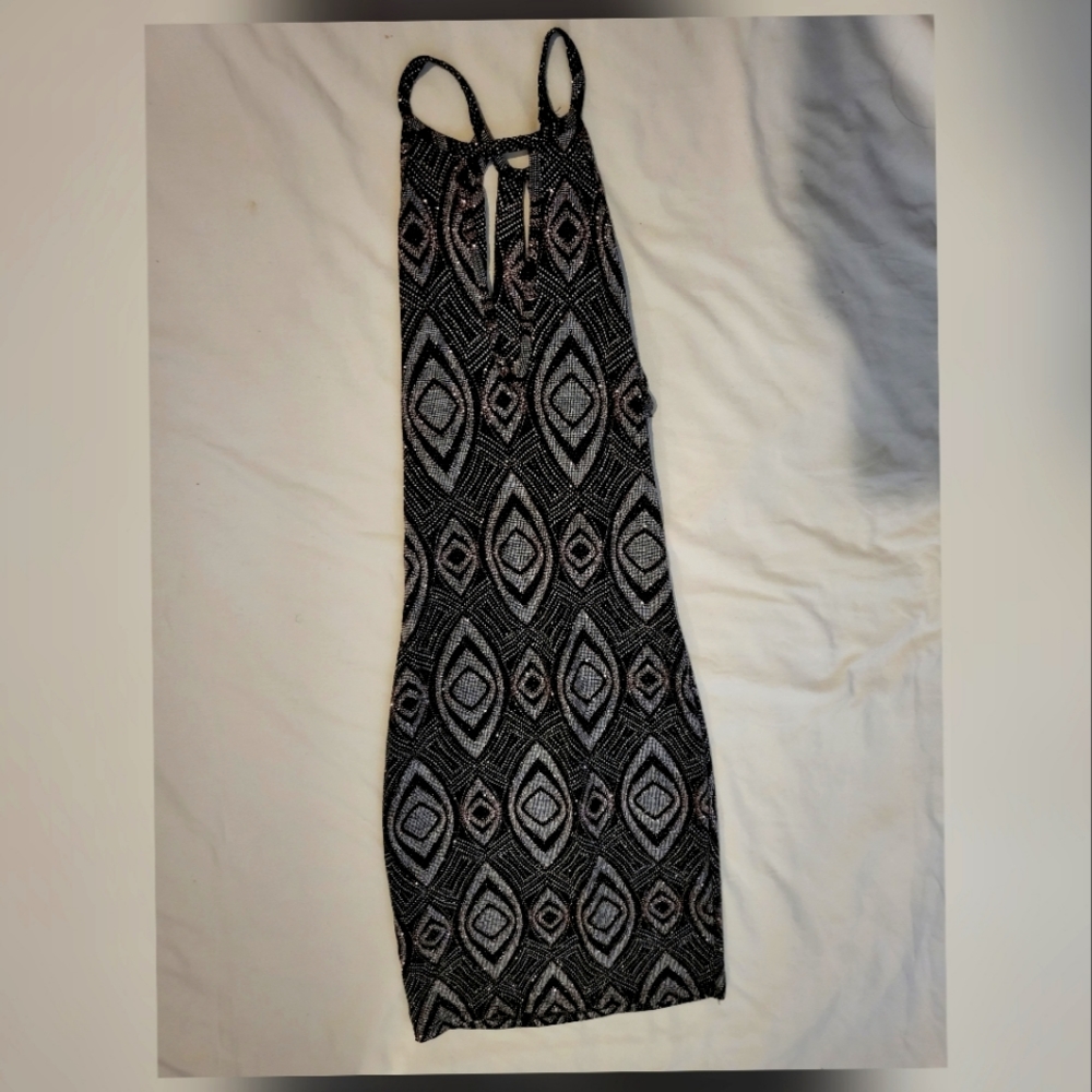 Black beaded dress